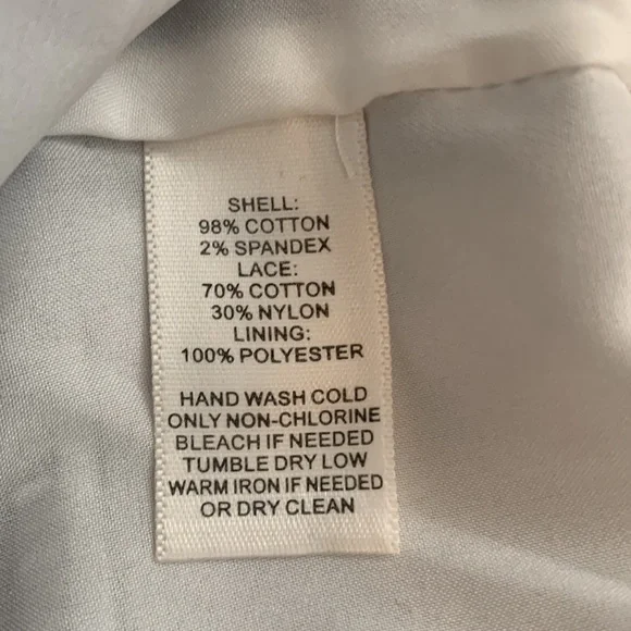 WHBM Black & White Knee Length Skirt - Picture 6 of 6